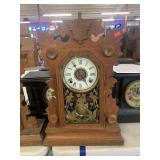 Antique Gilbert Gingerbread Mantle Clock