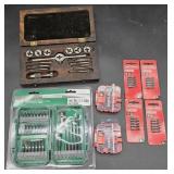 Vintage Tap And Die Set, Drill & Drive Set,