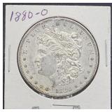 1880-O Morgan Silver Dollar