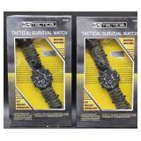 HD Tactical, Survival Watches(new-in-box,2x)