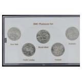 2001 Platinum Edition State Quarters