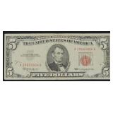 Series 1963 $5 Red Seal Note