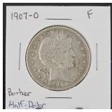 1907-O Barber Half Dollar(Fine?)