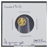 1/4 Gram Fine Gold 