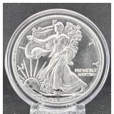 1 Oz. Fine Silver "Walking Liberty" Round