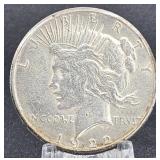 1922-S Silver Peace Dollar