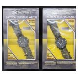 HD Tactical, Survival Watches(new-in-box,2x)