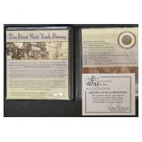 The First New York Penny- 1754 Copper Duit