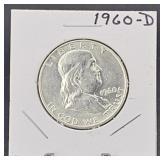 90% Silver 1960-D Franklin Half Dollar
