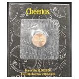 2000 Lincoln Penny(Cheerios Memento Packaging)