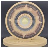 Chichï¿½n Itzï¿½ Trimetallic Medallion w/ display case