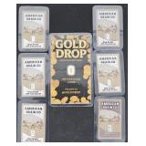 1/8 Grain Fine Gold(x1), 1 Grain Fine Silver(x6)