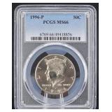 1996-P MS66 Kennedy Half Dollar