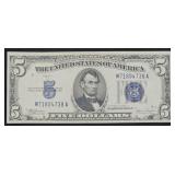 Series 1934C $5 Blue Seal Silver Certificate