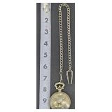 Mens Edison Quartz Pocket Watch