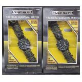 Hd Tactical, Survival Watches(new-in-box,2x)
