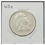 90% Silver 1963-D Franklin Half Dollar