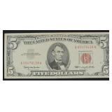 Series 1963 $5 Red Seal Note