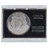 1 Oz. FIne Silver "Sept. 11, NYPD" Commem. Round