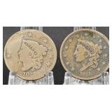 1828 Large Cent, 1835 Large Cent