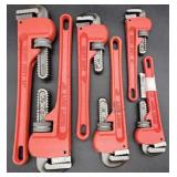 Heavy Duty Steel Pipe Wrenches(x6)