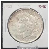 1922 Silver Peace Dollar