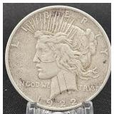 1922 Silver Peace Dollar