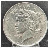 1922 Silver Peace Dollar
