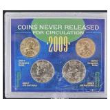 2009 Coins Never Released For Circulation