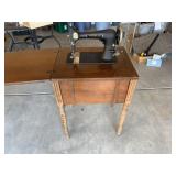 Domestic machine co antique sewing table