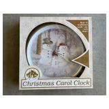 Christmas carol clock