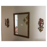 Kitchen wall decor and mirror