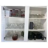 Glassware (green glass not included!!)