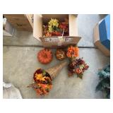 Fall decor and greenery