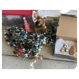 2 streamers & Christmas decor