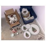 Complete Christmas china/dish set