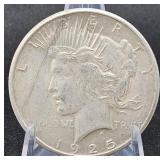 1925 Silver Peace Dollar
