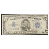 Series 1934C $5 Silver Certificate