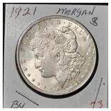 1921 Morgan Silver Dollar(BU?)