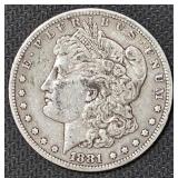 1881-S Morgan Silver Dollar