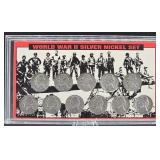 World War II Silver Nickel Set