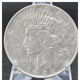 1922 Silver Peace Dollar