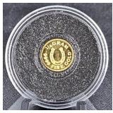 1/4 Gram Fine Gold "monarch Precious Metals" Coin