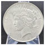 1922 Silver Peace Dollar