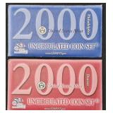 2000-P,D United States Mint Uncirculated Coin Set