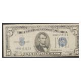 Series 1934A $5 Silver Certificate