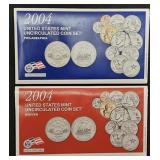 2004-P,D United States Mint Uncirculated Coin Set