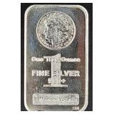 1 Oz. Fine Silver Highland Mint Silver Bar