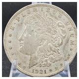 1921 Morgan Silver Dollar