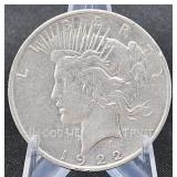 1922-D Silver Peace Dollar